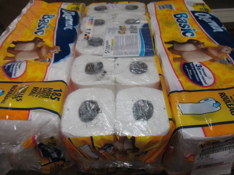 lot 8 image: 3 packages of charmin 20 double rol...