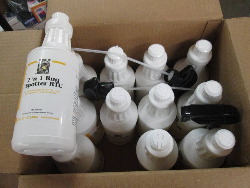 lot 26 image: 1 case 12 bottles of 2 n 1 rug all ...