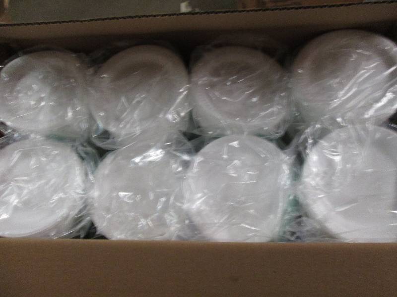 lot 34 image: 1 case of spring grove 6 foam plat...