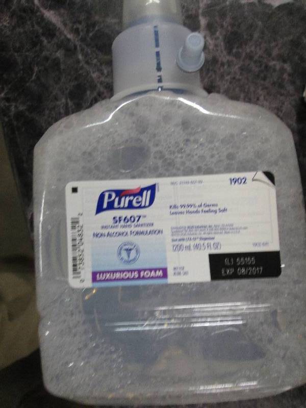 lot 36 image: 2 -40.4 fl oz bottles of purell ins...