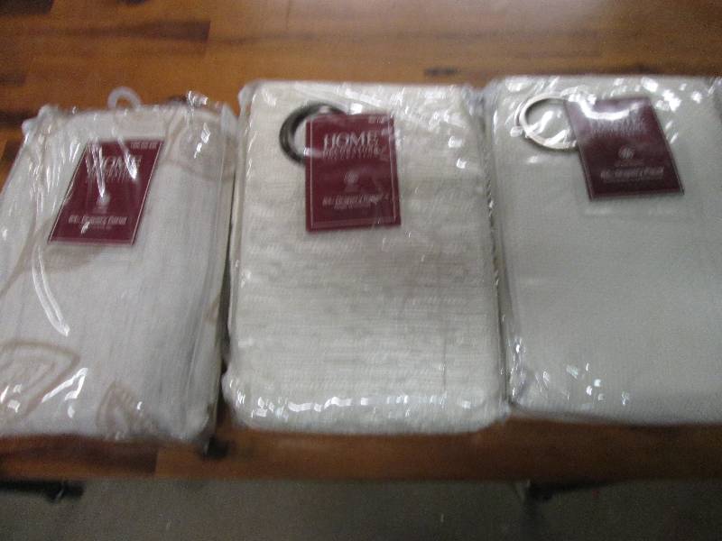 lot 360 image: 3  new 84 drapery panels multiple ...