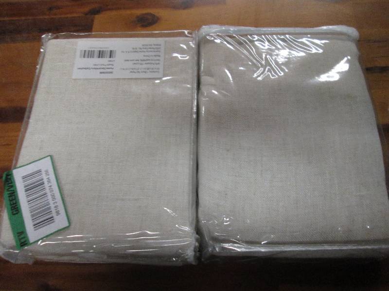 lot 361 image: 2 new 50x95 back tab panels and 3...