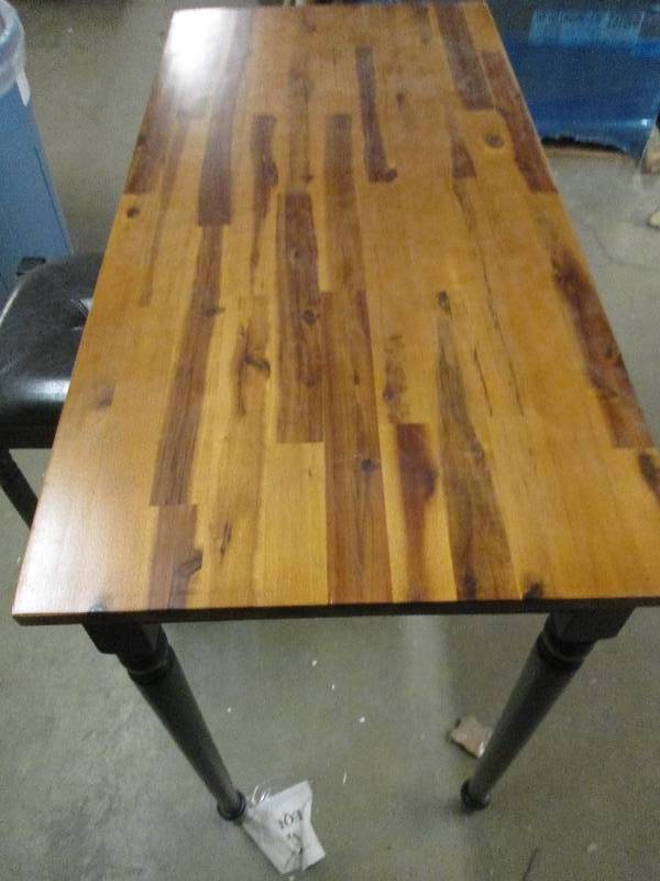 lot 370 image: table and stool  42 w x 20 deep x...