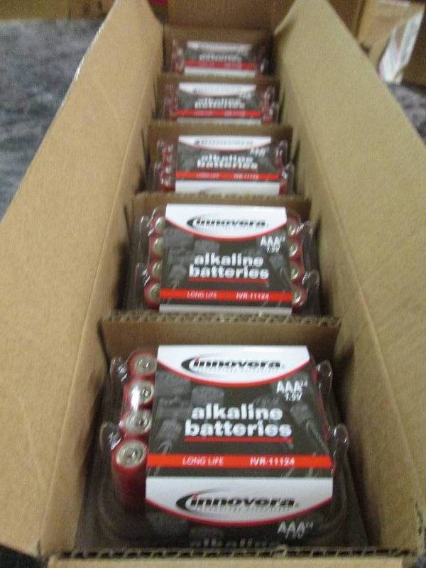 lot 94 image: 5 packages of innovera AAA alkaline...