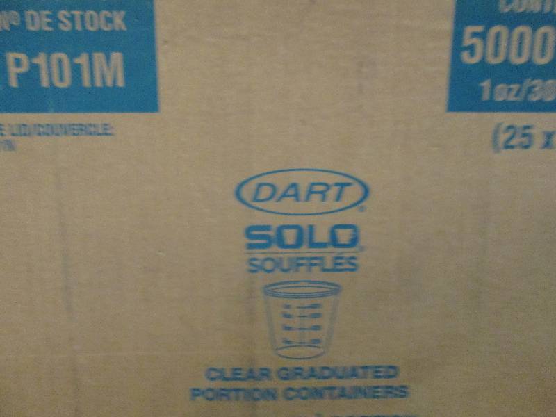 lot 97 image: 1 case of solo clear graduated port...