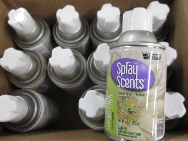 lot 99 image: 1 case of spray scents spring linen...