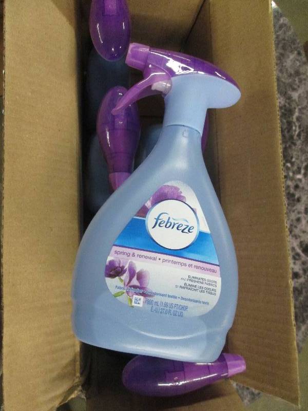 lot 107 image: 727floz bottles of febreze spring ...
