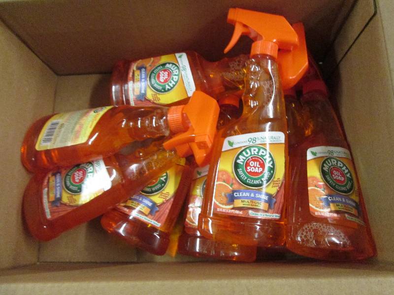 lot 109 image: 8 22floz bottles of murphy pure ve...