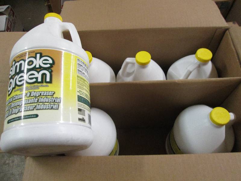 lot 144 image: 1 case 6 1 gallon jugs of simple gr...