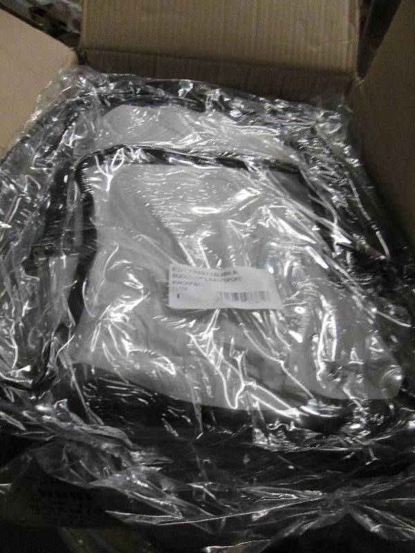 lot 158 image: 1 case of black and clear backpacks...