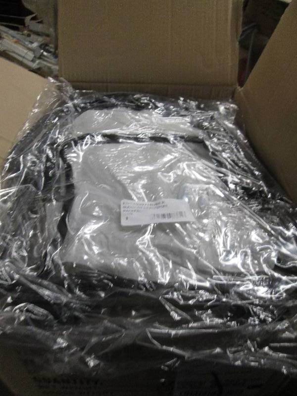 lot 159 image: 1 case of black and clear backpacks...