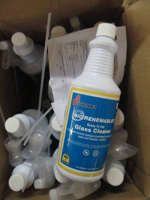lot 182 image: 1 case of 1232oz spray bottles of ...