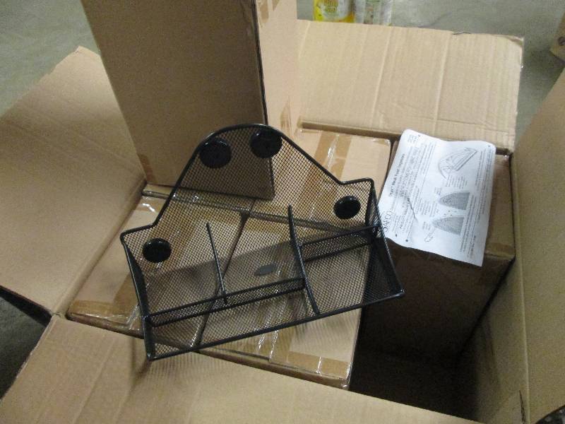 lot 188 image: 1 case of 6 onxy mesh panel organiz...