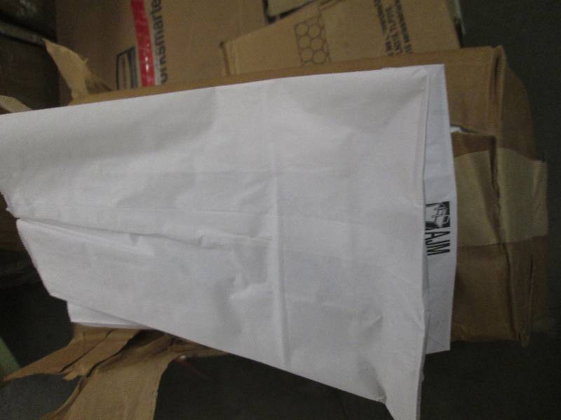 lot 209 image: 1 case of bleached 16# grocery bags...