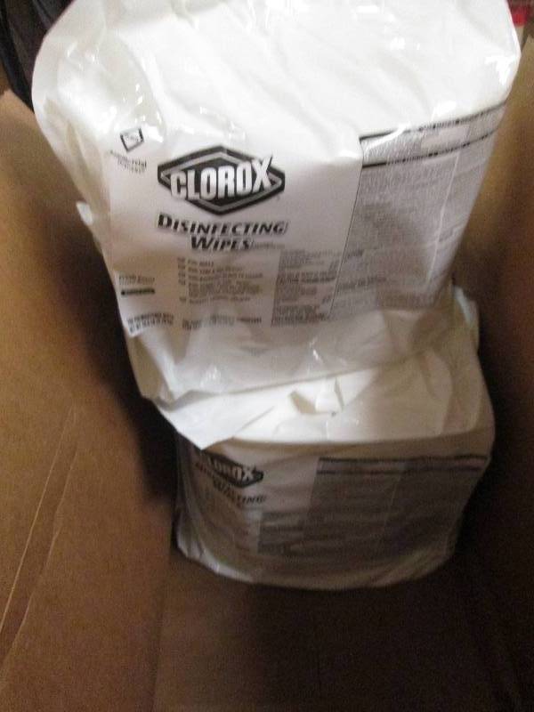 lot 229 image: 1 case of clorox disinfecting wipes...