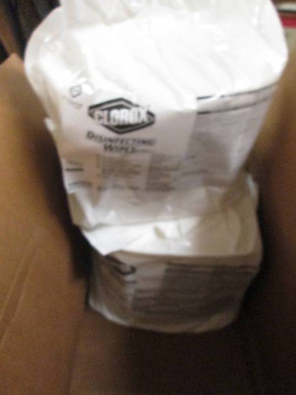 lot 230 image: 1 case of clorox disinfecting wipes...