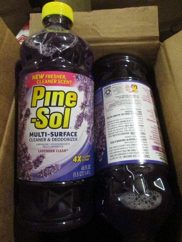 lot 234 image: 1 case of 848oz lavender pine-sol...
