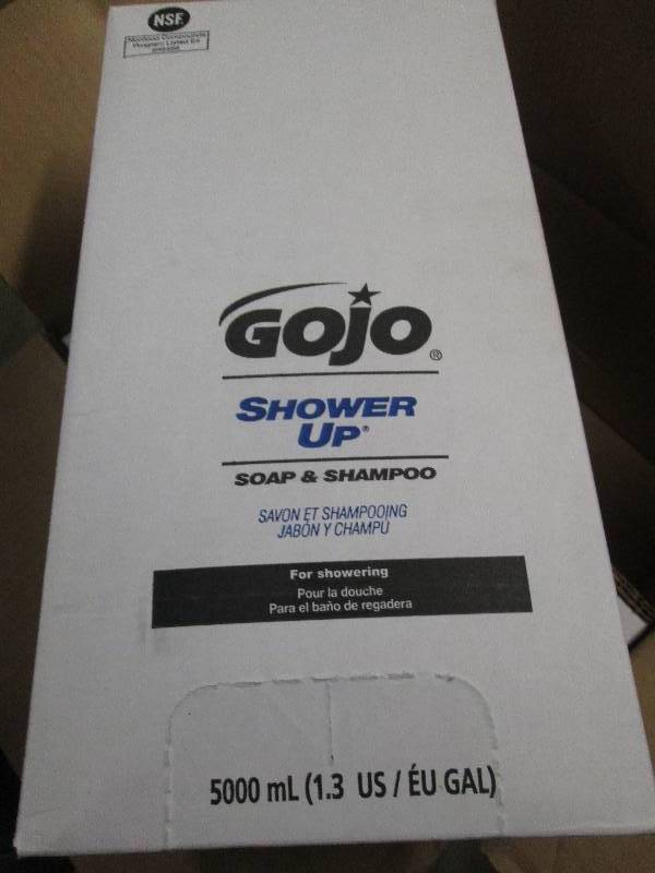 lot 241 image: 21.3 gallon gojo shower up soap an...