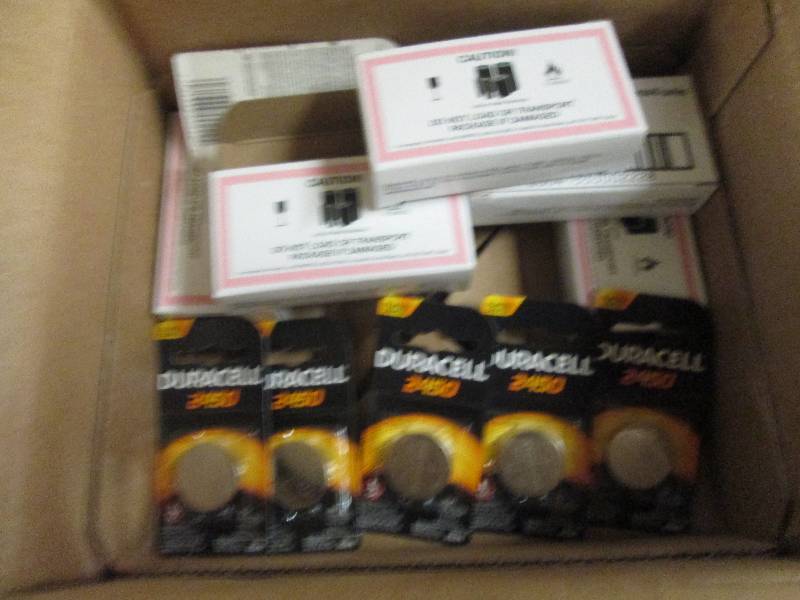 lot 246 image: 6 boxes of duracell 2450 6 per box ...