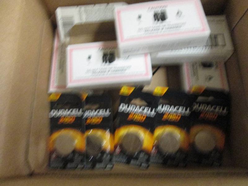 lot 247 image: 6 boxes of duracell 2450 6 per box ...