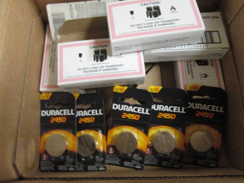 lot 250 image: 6 boxes of duracell 2450 6 per box ...