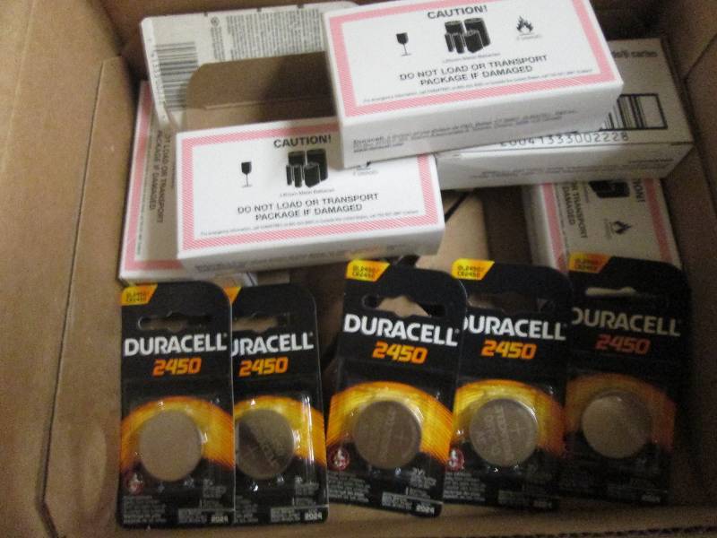 lot 251 image: 6 boxes of duracell 2450 6 per box ...