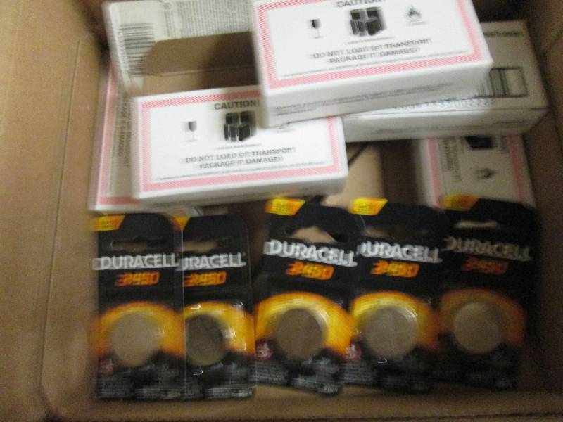 lot 252 image: 6 boxes of duracell 2450 6 per box ...