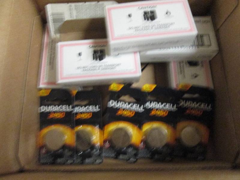 lot 256 image: 6 boxes of duracell 2450 6 per box ...