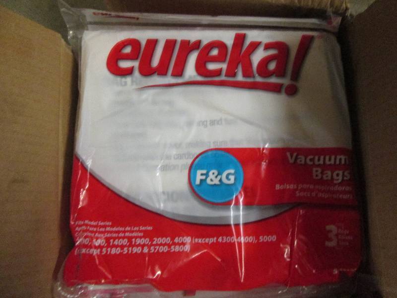 lot 259 image: 6 packages of 3 bags for eureka vac...
