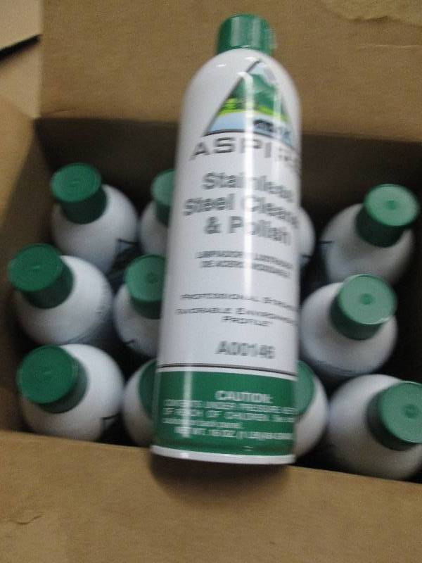 lot 265 image: case of 1216oz aerosal cans of asp...