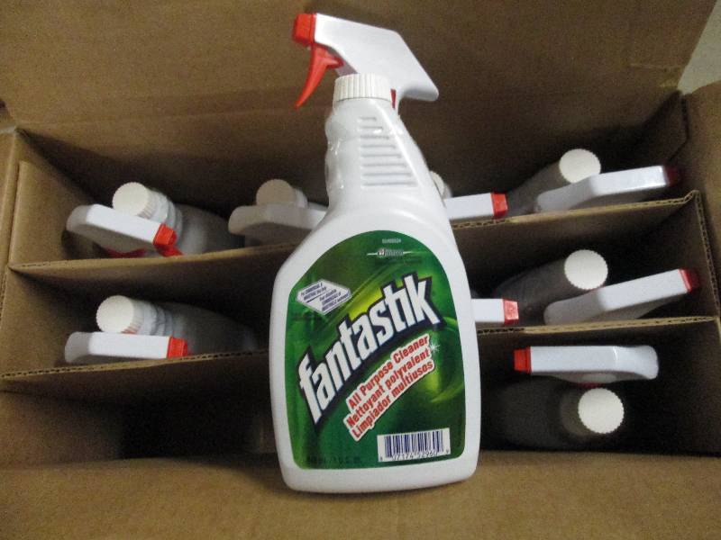 lot 297 image: 91quart bottles of fantastick all ...