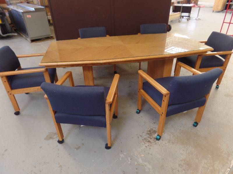 Oak Conference Table