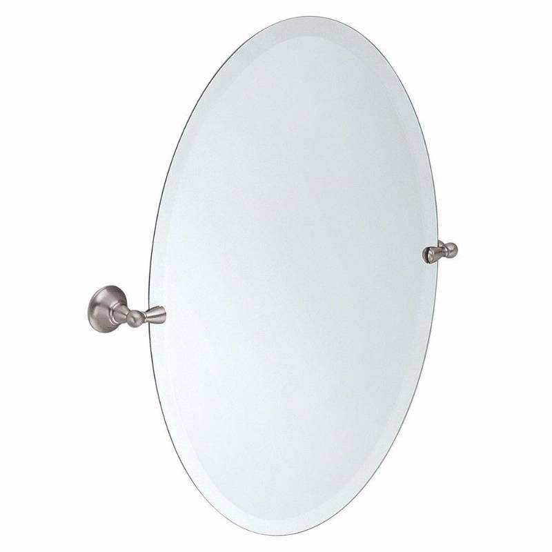 Moen Frameless Pivoting 26 Wall Mirror - Brushed Nickel