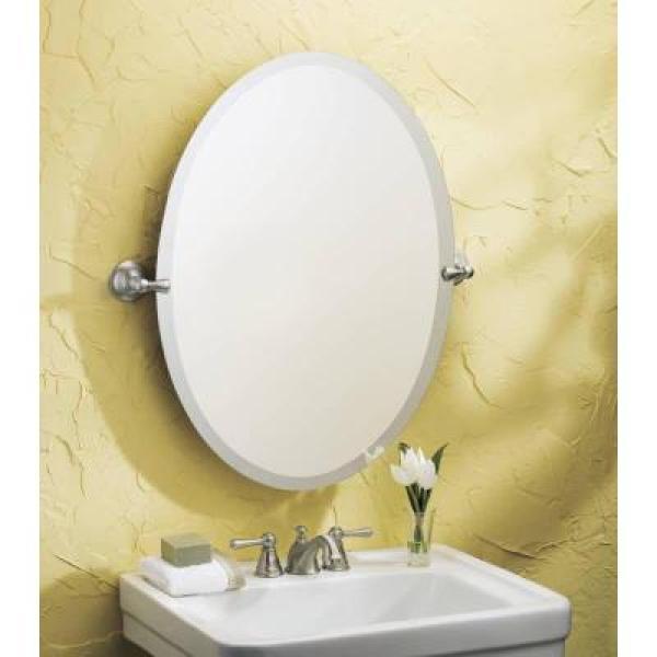 Moen Frameless Pivoting 26 Wall Mirror - Brushed Nickel