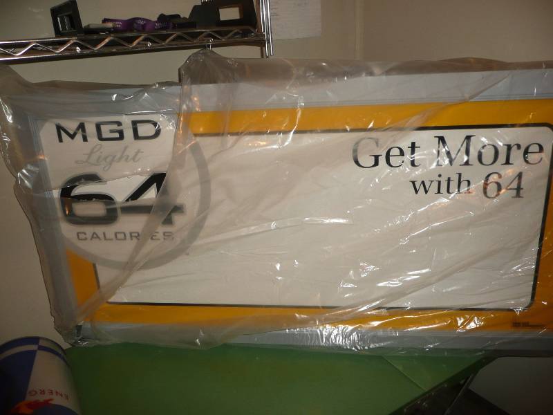 lot 12 image: Miller MGD Dry Erase Board (New In Box) Approx 48wide 28high