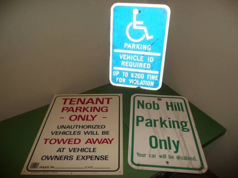 lot 34 image: Three Vintage Signs - See Pictures