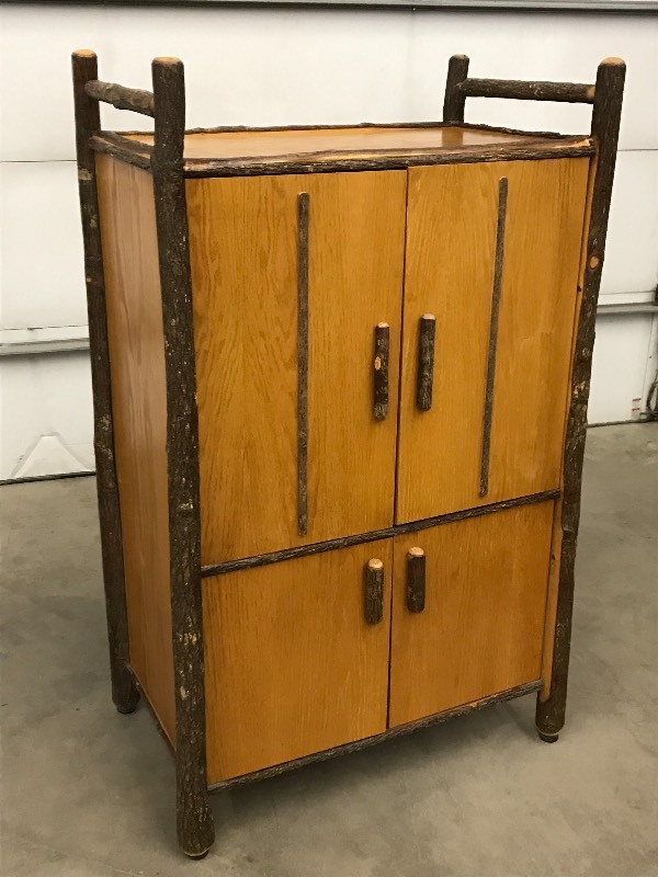 Log Entertainment Cabinet