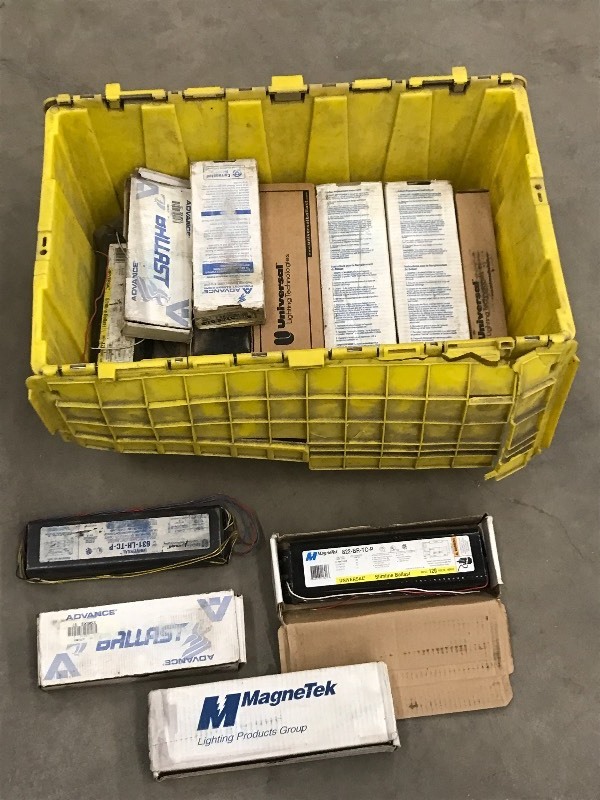 Tote Of Electrical Ballasts