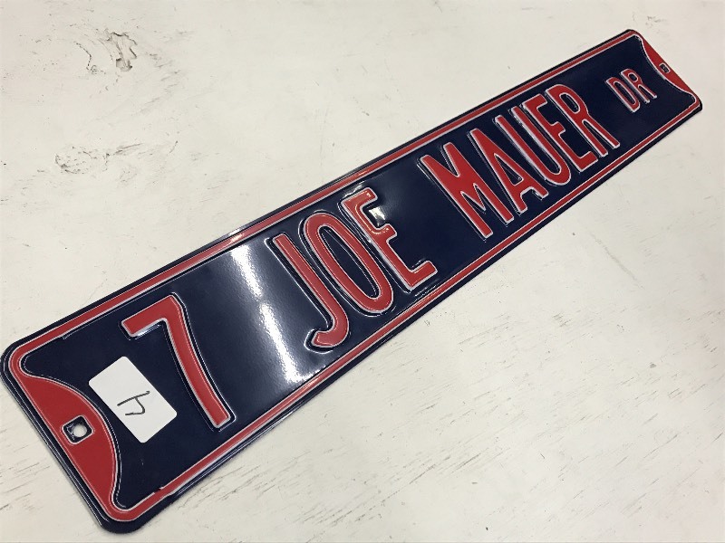 Joe Mauer Drive  6x36 Tin Sign ...