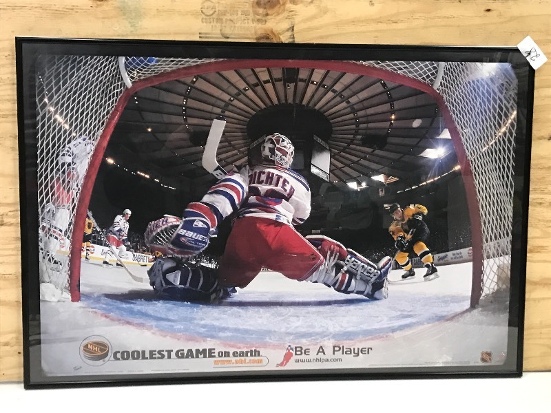 24x36 Framed NHL Be A Player Po...