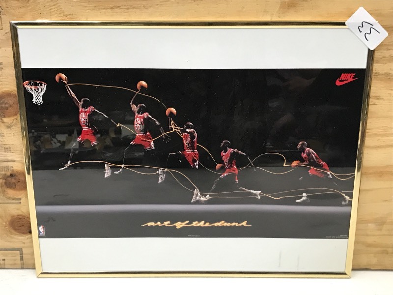 16x20 Framed Chicago Bulls Michae...