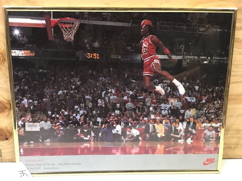 16x20 Framed Chicago Bulls Michae...