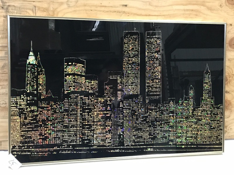 20x32 Framed City Mosaic ...