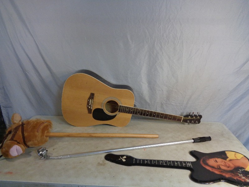lot 116 image: Guitar, Golf Ball Retriever, and More