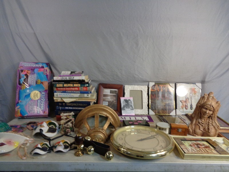 lot 139 image: Picture Frames, Books, and More
