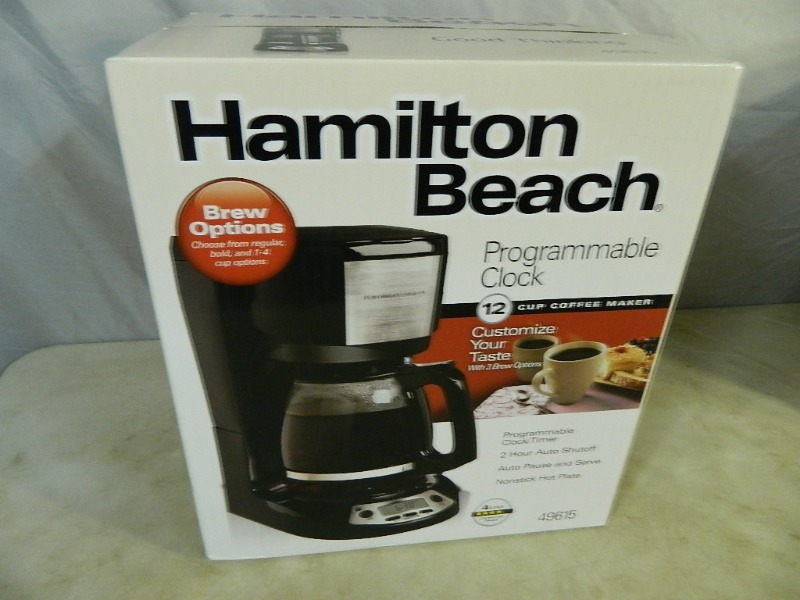lot 10 image: New Hamilton Beach Coffee Maker
