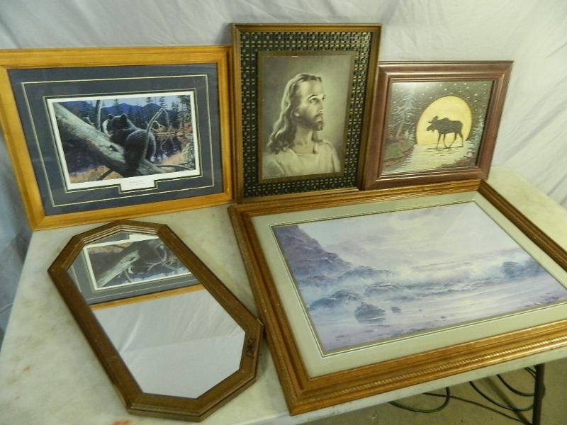 lot 31 image: Assorted Art and Framed Pictures