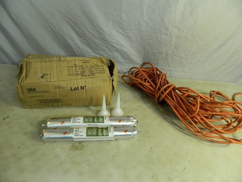 lot 69 image: 3M Sealant and Extension Cord