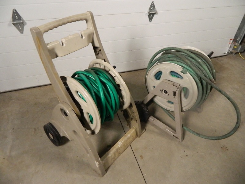 lot 92 image: Garden Hose and Hose Reels