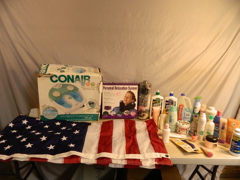 lot 165 image: Large Outdoor Flag and Personal Products